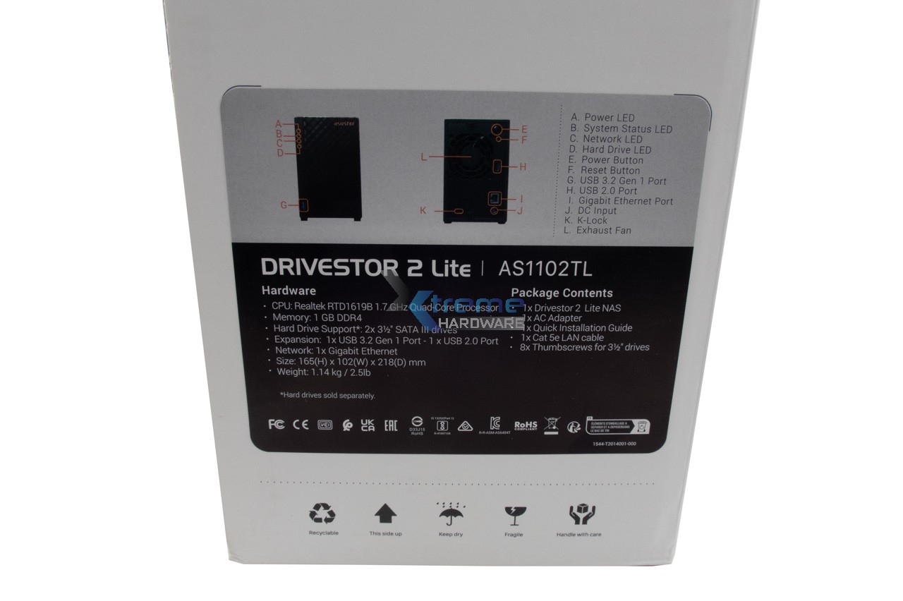 Asustor Drivestor 2 Lite AS1102TL 3 1058c
